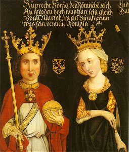 Ruprecht III von dr Pfalz - Elisabeth zu Hohenzollern - Alte Pinakothek