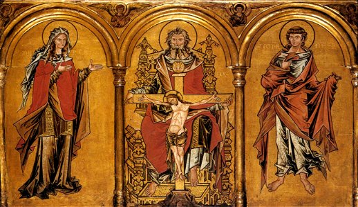 13th-century unknown painters - Altarpiece with the Mercy Seat - WGA23754