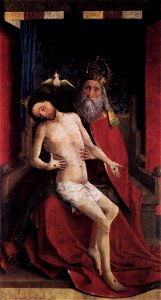 15th-century unknown painters - Darmstadt Altarpiece - The Throne of Grace - WGA23762