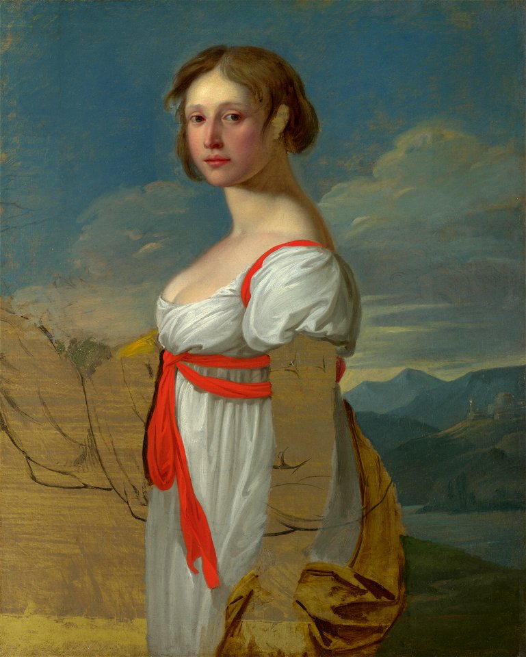 Anonymous, 19th century - Portrait of a Woman