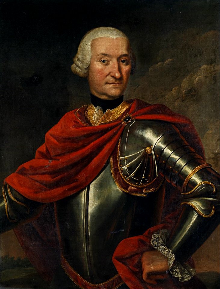 Herr im Prunkharnisch Deutschland 18Jh