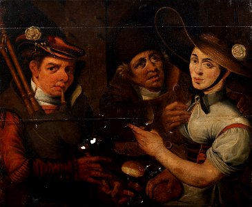 Bagpiper and Girl - Google Art Project