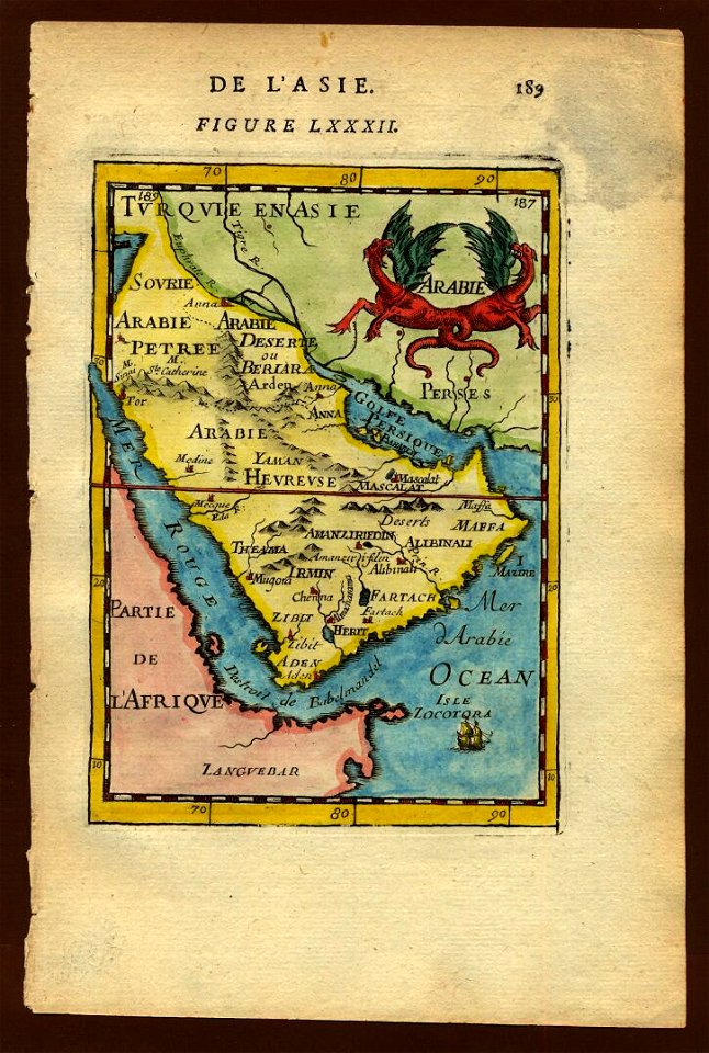 Another map of Arabia, 1683