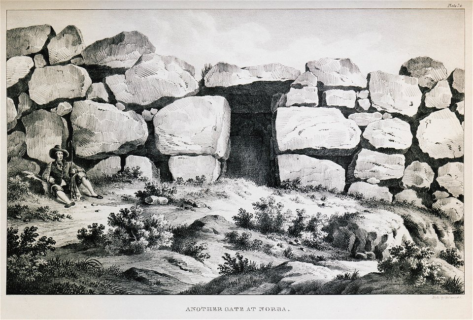 Another gate at Norba - Dodwell Edward - 1834