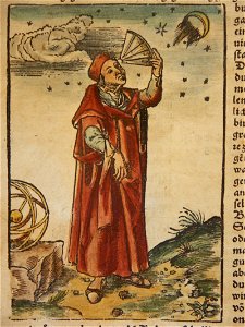 Another cosmographer (1552). Free illustration for personal and commercial use.