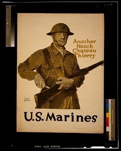 Another notch, Chateau Thierry - U.S. Marines - Adolph Treidler. LCCN2002722588