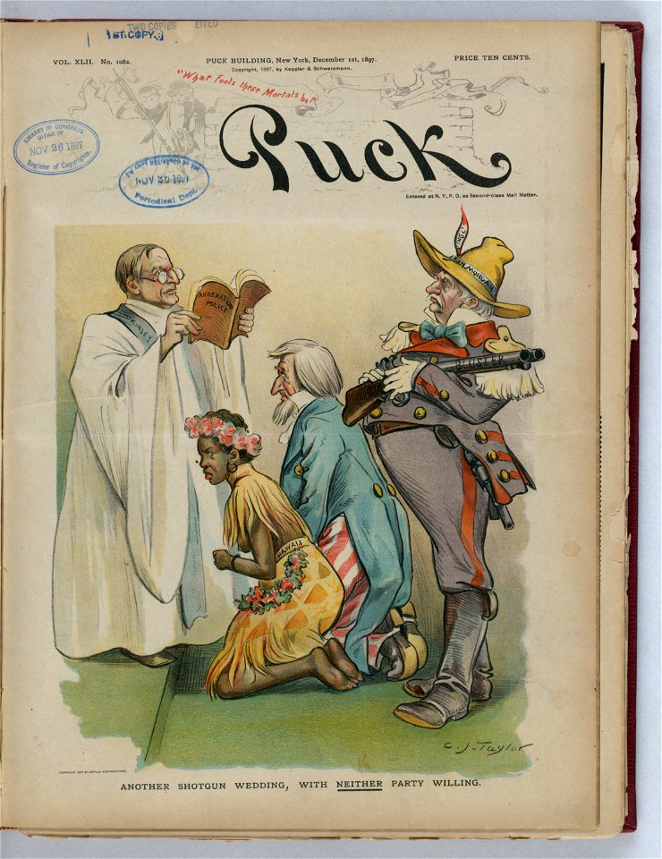 Another shotgun wedding, with neither party willing - C.J. Taylor. LCCN2012647635