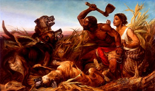 Richard Ansdell - The Hunted Slaves - Google Art Project