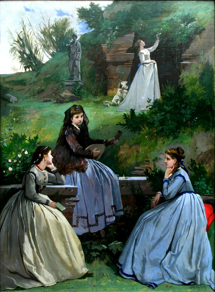 Anselm Feuerbach - Frühlingsbild