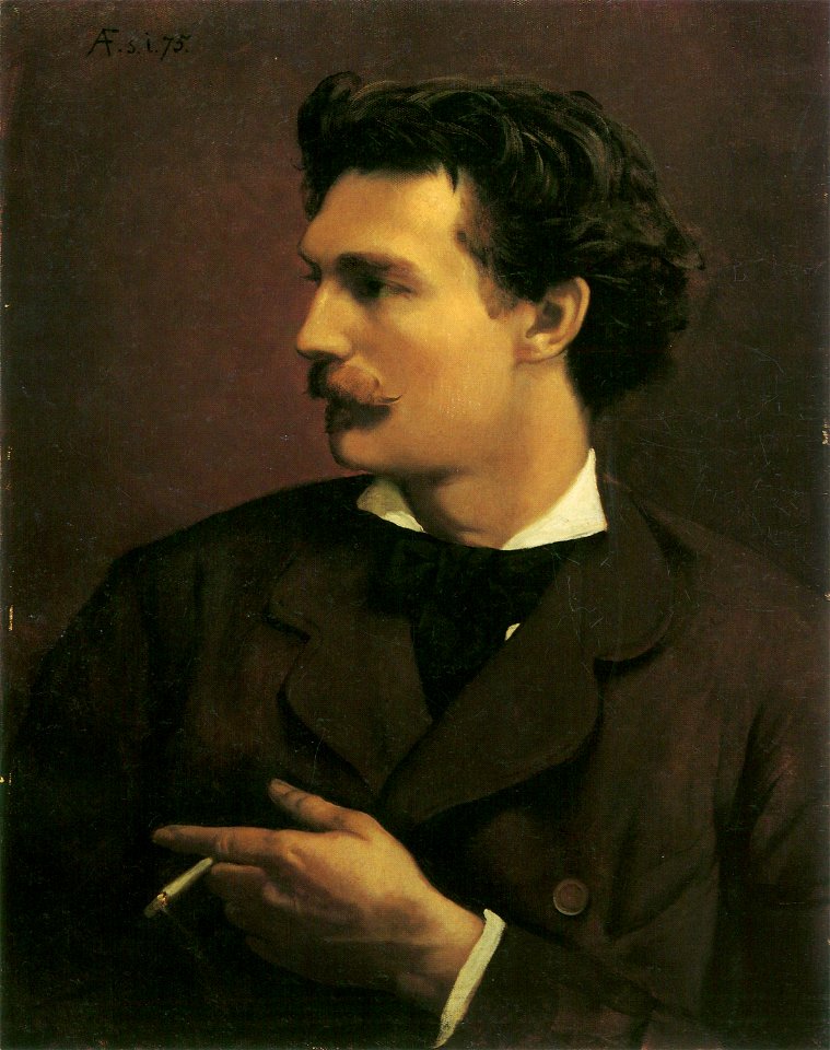 Anselm Feuerbach Selbstportrait 1875