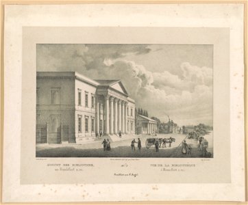 Ansicht der bibliothek zu Frankfurt a.m LCCN2003680658