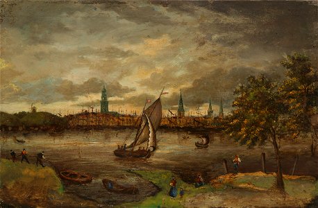 Ansicht von Hamburg c1800