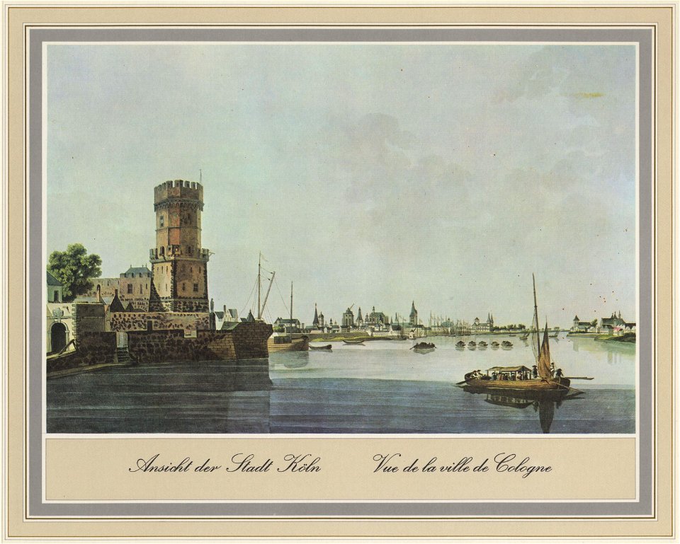Ansicht mit Bayenturm am Nachmittag Johann Andreas Ziegler