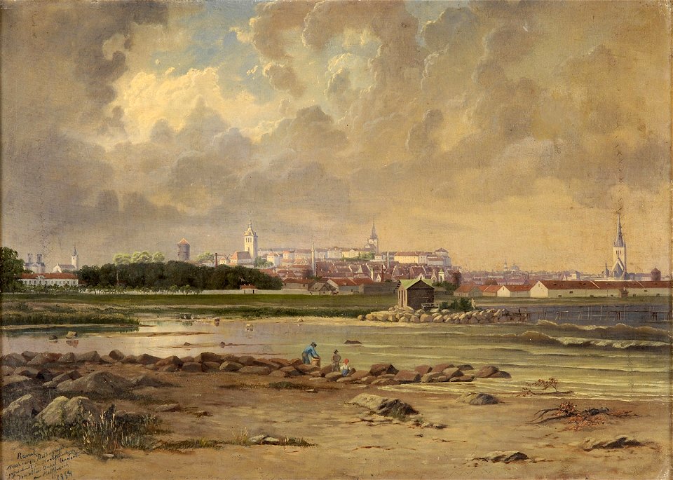 Ansicht von Reval 1884