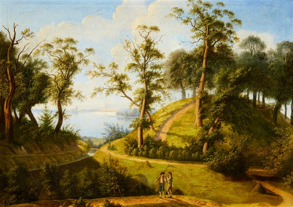 Ansicht von Dreibergen am Zwischenahner Meer 19Jh