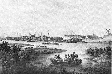 Ansicht Wittenberge um 1850