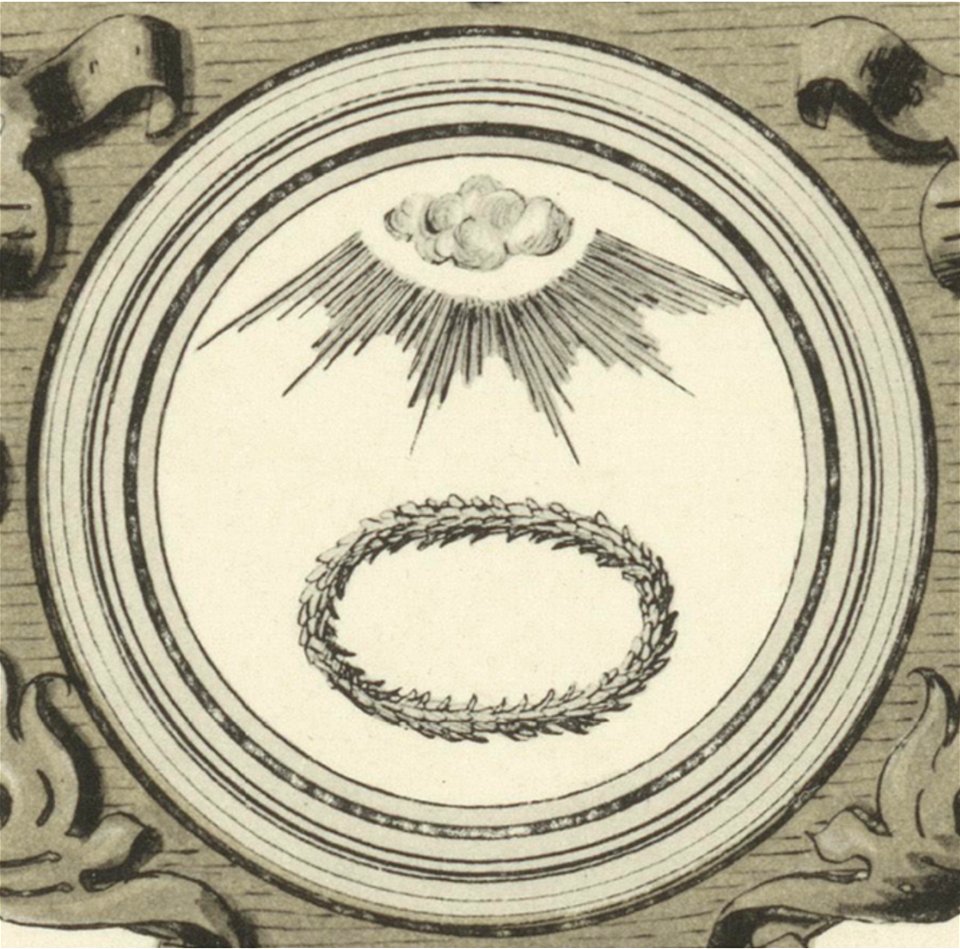 Ansichten preussischer Städte- Dobrilugk-Kirchhain. Stadt-Wappen (Siegel) zu Dobrilugk. Ehregott Zschille 1891 (Alter Fritz)