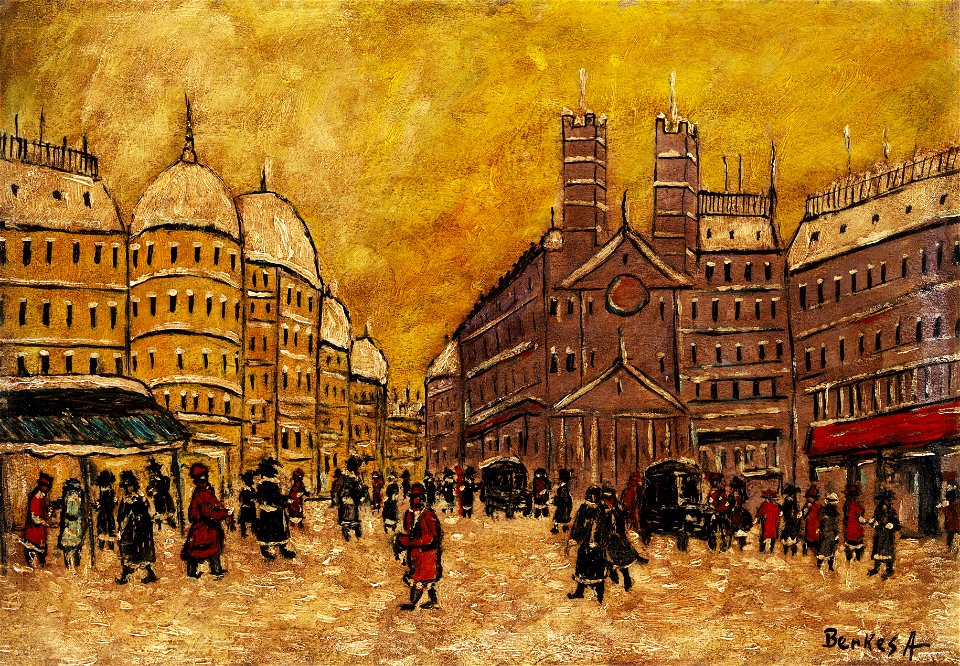 Antal Berkes Street scene