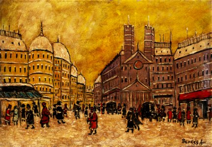 Antal Berkes Street scene