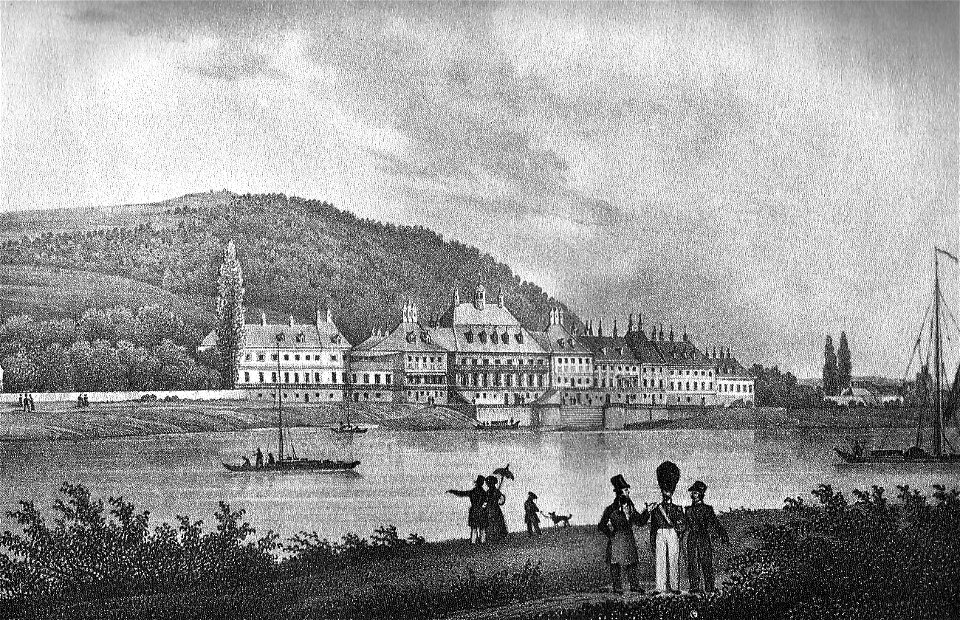 Ansicht Pillnitz um 1850