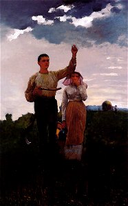 Answering the Horn 1876 Winslow Homer