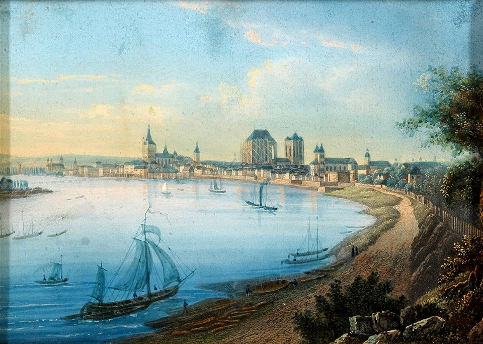 Ansicht von Köln 19Jh
