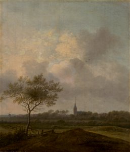 Anthonie Jansz. van der Croos - Landscape with Church in Rijswijck - O 6268 - Slovak National Gallery