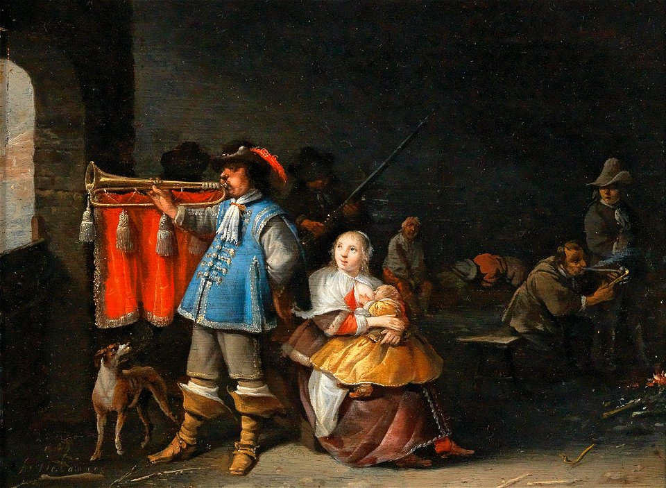 Anthonie Palamedesz. - A Guardroom interior