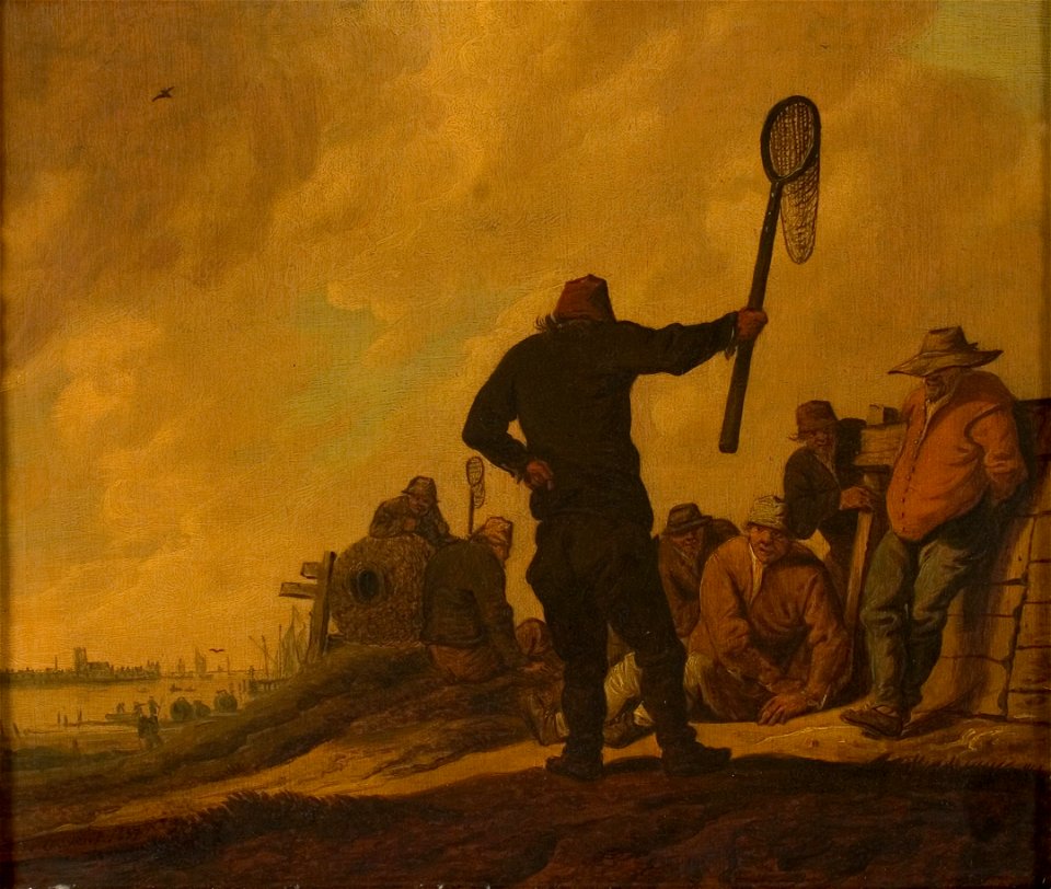 Anthonie Jansz. van Croos - Vissers aan de waterkant - 0538 - Rijksmuseum Twenthe