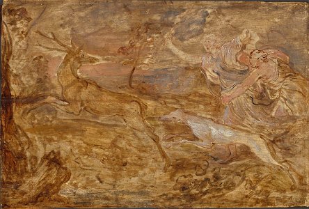Anthonie van Dyck - Diana op hertenjacht - 2291 (OK) - Museum Boijmans Van Beuningen
