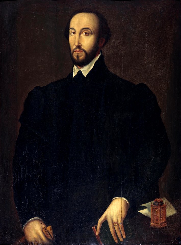 Anthonis Mor van Dashorst (follower) Bildnis des Antoine Perrenot de Granvelle