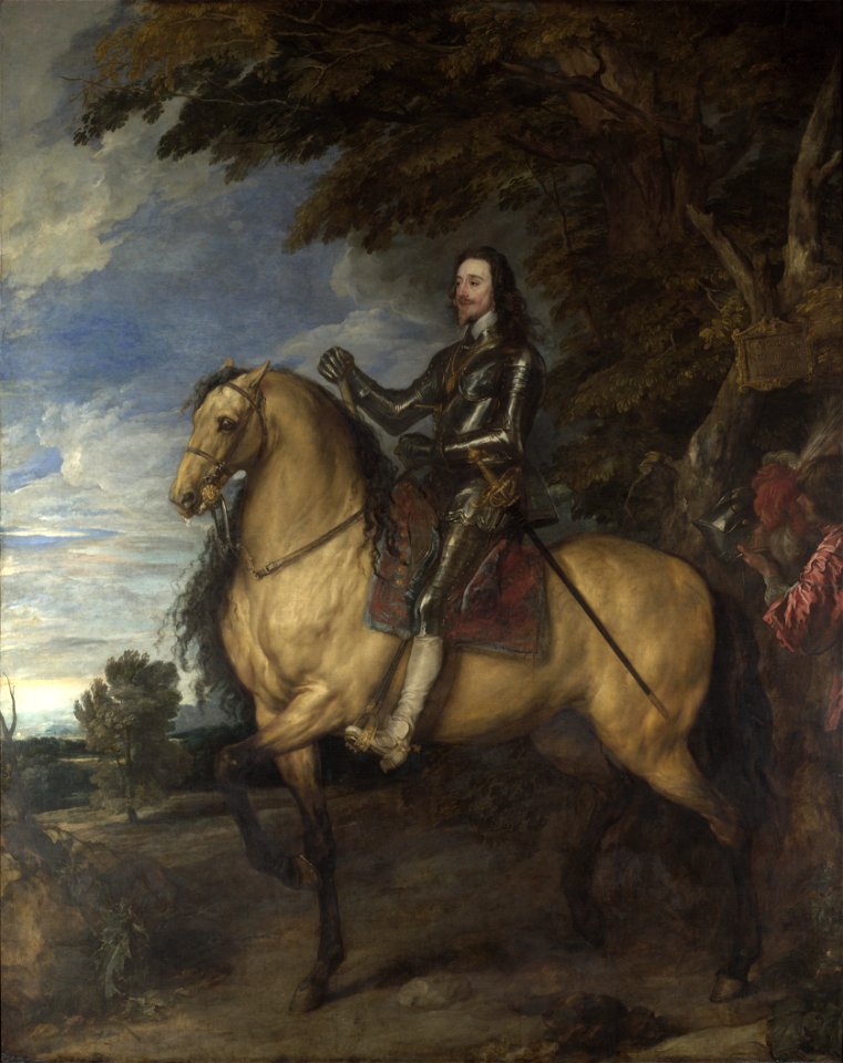 Anthonis van Dyck - Equestrian Portrait of Charles I - National Gallery, London
