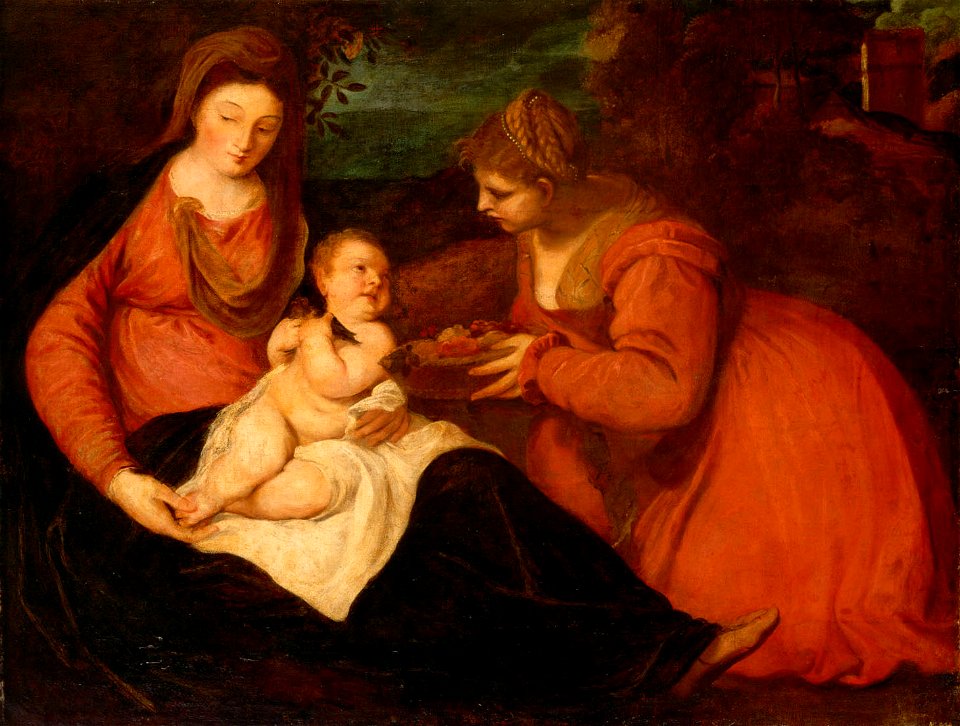 Anthonis van Dyck - Maria mit Kind und Hl. Dorothea - GG 9798 - Kunsthistorisches Museum
