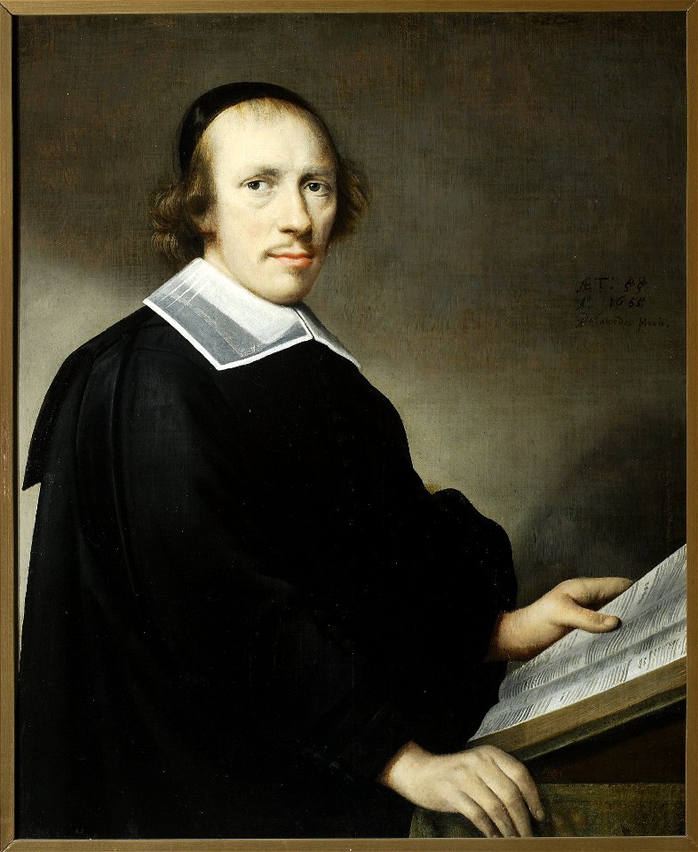 Anthonie Palamedesz. - Portrait of a man with a book - M.Ob.525 MNW - National Museum in Warsaw