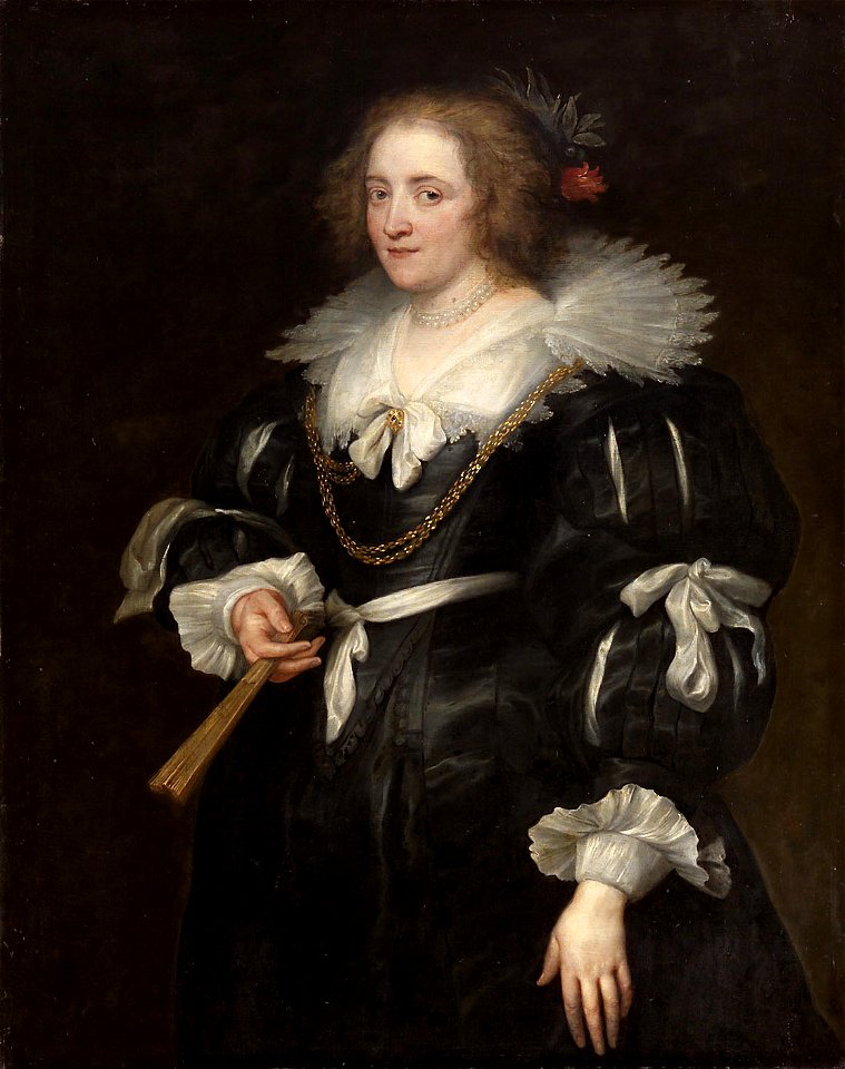 Anthonis van Dyck, , Kunsthistorisches Museum Wien, Gemäldegalerie - Bildnis einer jungen Dame - GG 504 - Kunsthistorisches Museum