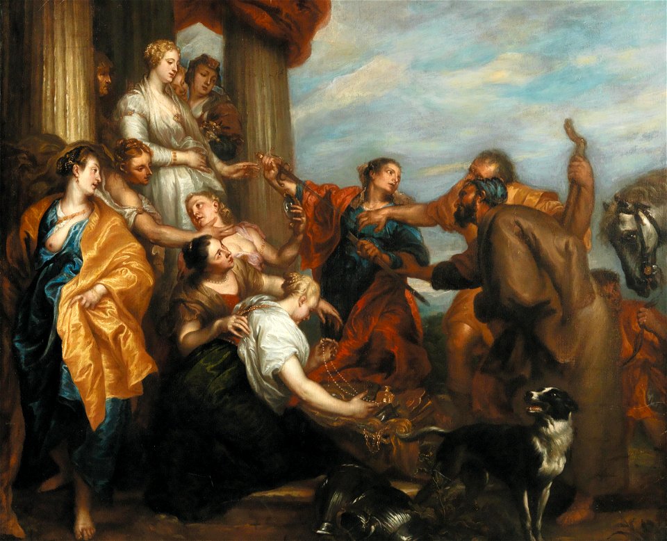 Anthonis van Dyck werkstatt - Achilles among the daughters of Lycomedes 6002295