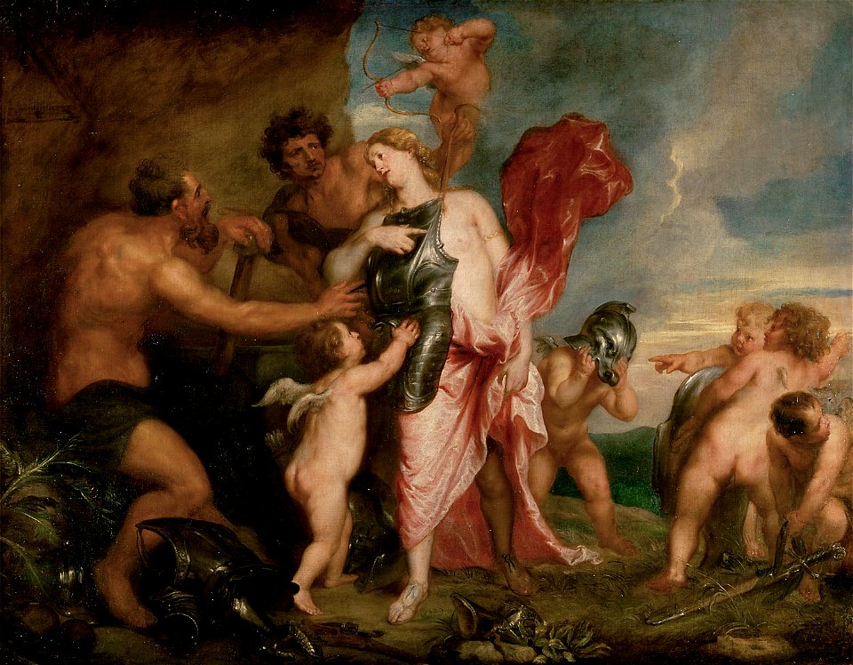 Anthonis van Dyck - Thetis empfängt von Hephaistos die Waffen für Achill - GG 498 - Kunsthistorisches Museum