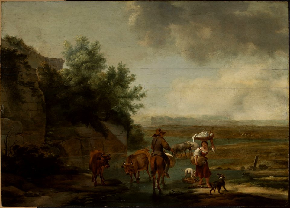 Anthony Molijn - Pastoral landscape - M.Ob.210 MNW - National Museum in Warsaw