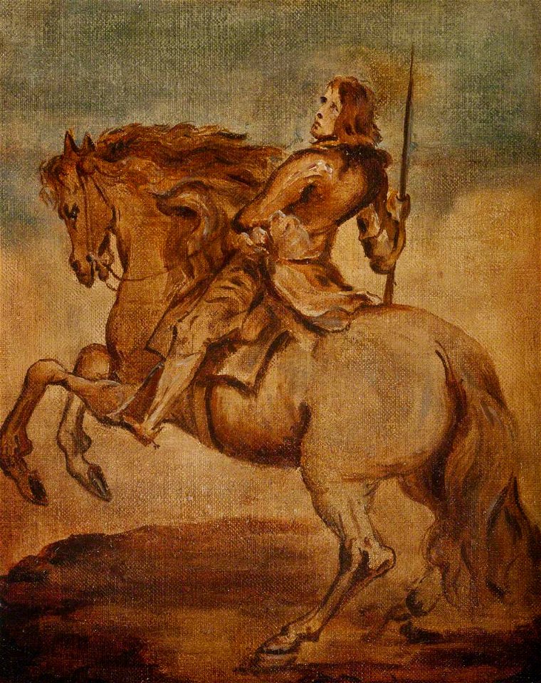 Anthony van Dyck (1599-1641) (after) - Giovanni Paolo Balbi (1607–1683), on a Rearing Horse - 1507725 - National Trust