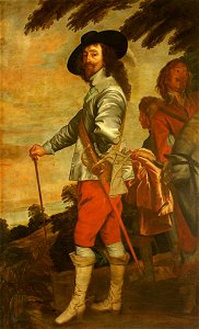 Anthony van Dyck (1599-1641) (after) - Charles I (1600–1649), in the Hunting Field - 996279 - National Trust