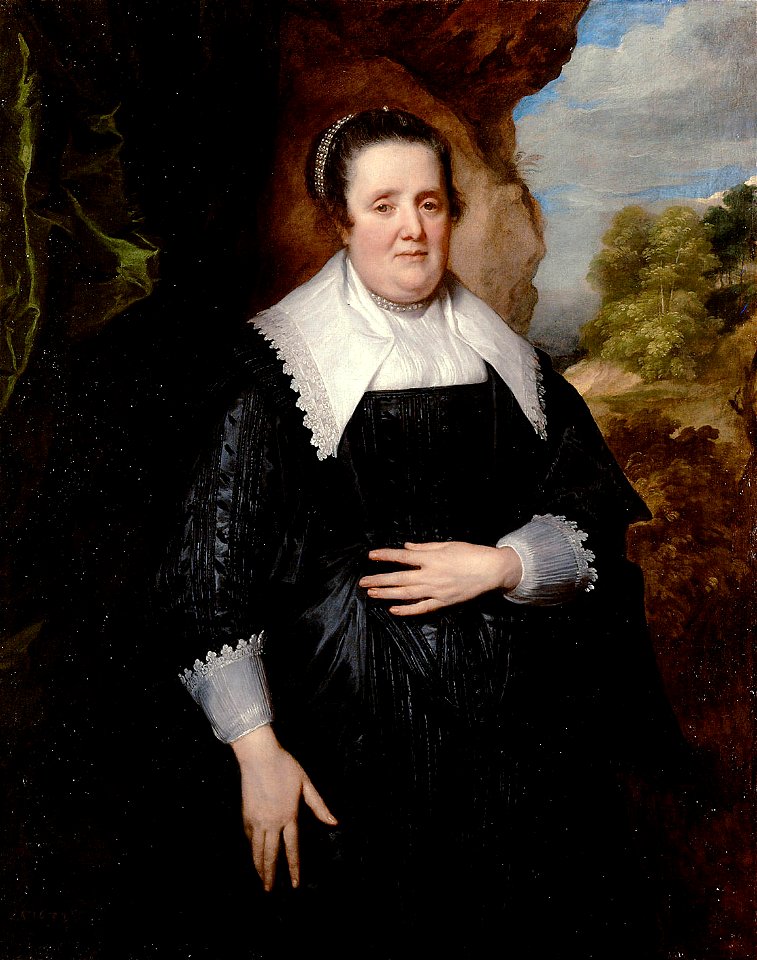 Anthonis van Dyck, , Kunsthistorisches Museum Wien, Gemäldegalerie - Bildnis einer älteren Frau - GG 500 - Kunsthistorisches Museum