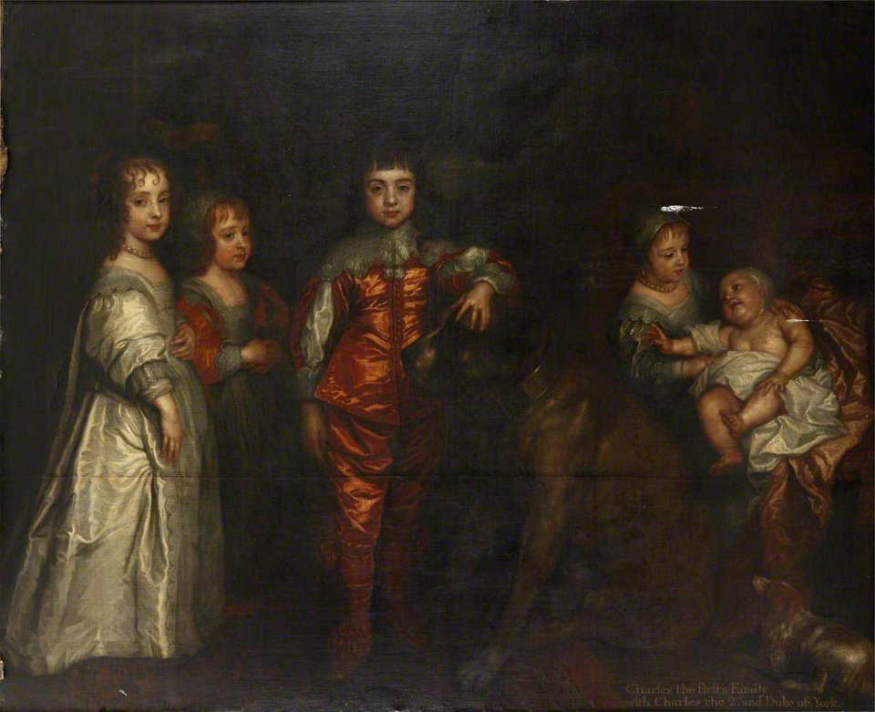 Anthony van Dyck (1599-1641) (after) - The Five Eldest Children of Charles I - 1129284 - National Trust