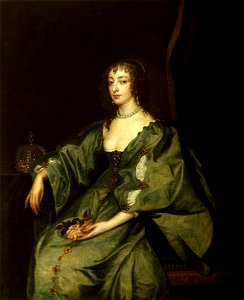 Anthony van Dyck (1599-1641) (after) - Queen Henrietta Maria (1609–1669) - 1257101 - National Trust