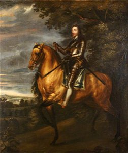 Anthony van Dyck (1599-1641) (copy of) - Charles I (1600–1649), on Horseback - 1171163 - National Trust