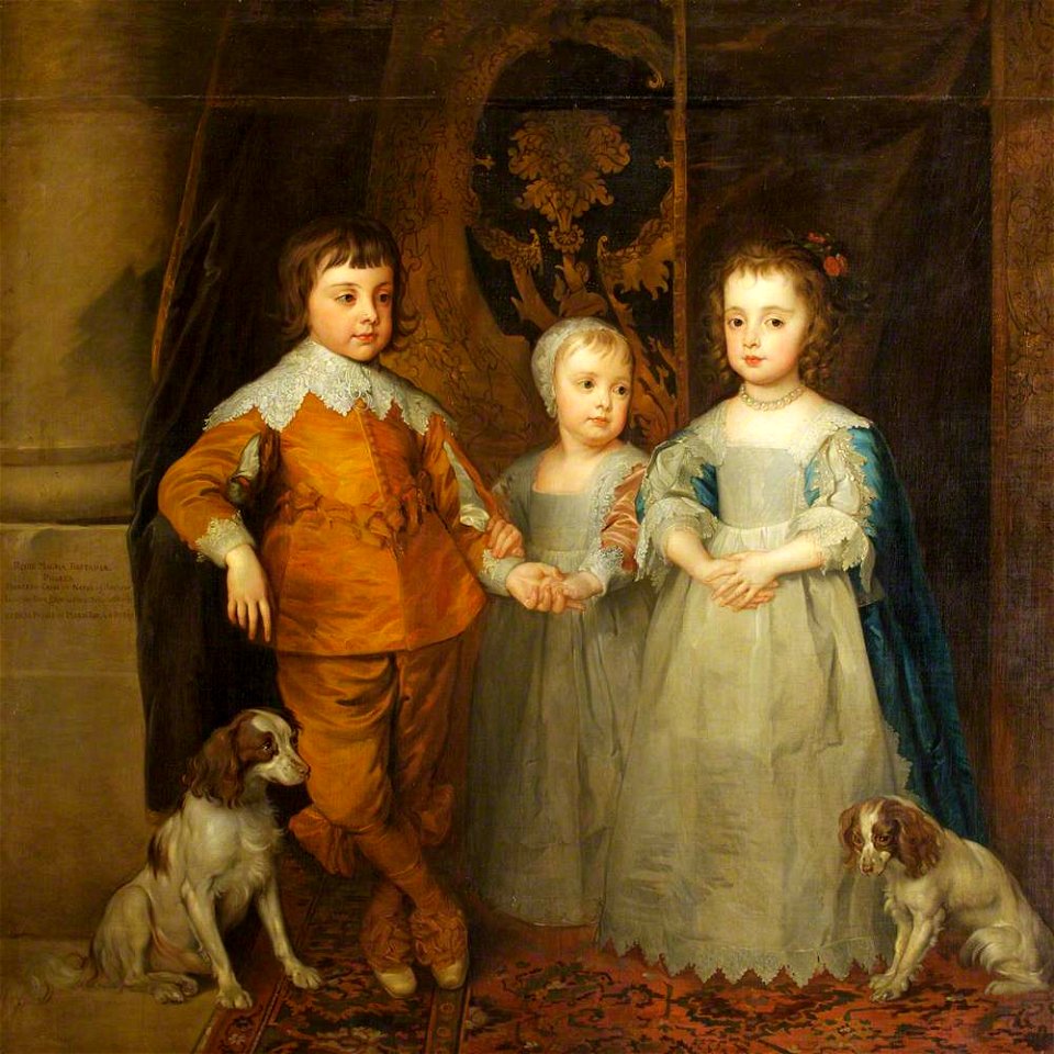 Anthony van Dyck (1599-1641) (copy after) - The Three Eldest Children of Charles I - 598023 - National Trust