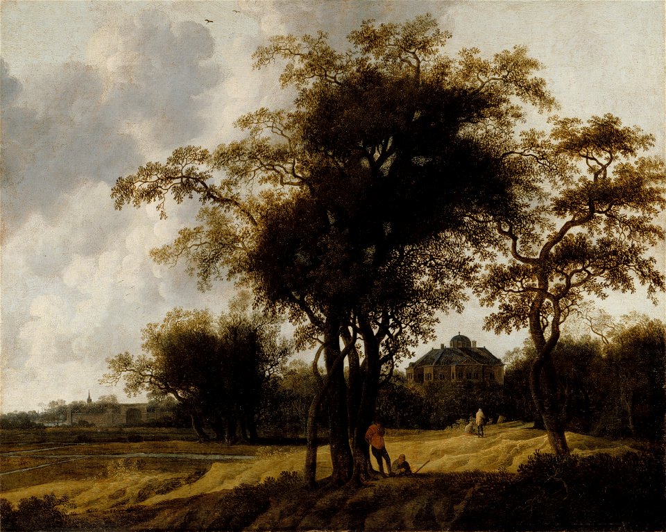 Anthony Jansz. van der Croos (1606-07–1665 after - jälkeen - efter)- The Park of the Palace of Huis ten Bosch - Huis ten Bosch -linnan puisto - Parken vid slottet Huis ten Bosch (29178825810)