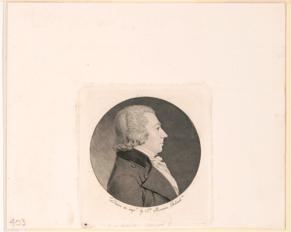 Anthony Morris Buckley, head-and-shoulders portrait, right profile LCCN2007677903