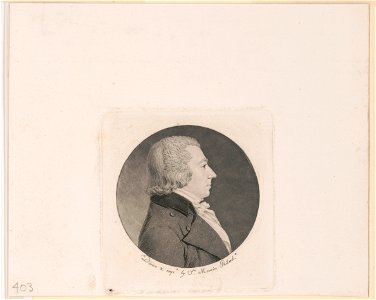 Anthony Morris Buckley, head-and-shoulders portrait, right profile LCCN2007677903