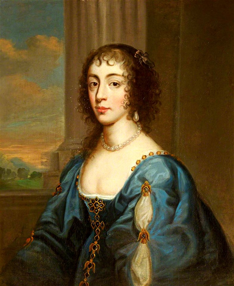 Anthony van Dyck (1599-1641) (style of) - Portrait of a Lady in Blue, Modelled on Queen Henrietta Maria - 562423 - National Trust