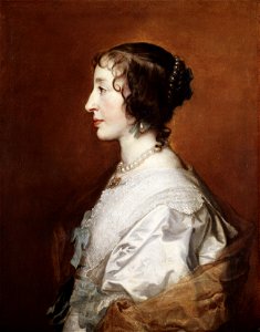 Anthony van Dyck (1599-1641) - Queen Henrietta Maria (1609-1669) - RCIN 400159 - Royal Collection